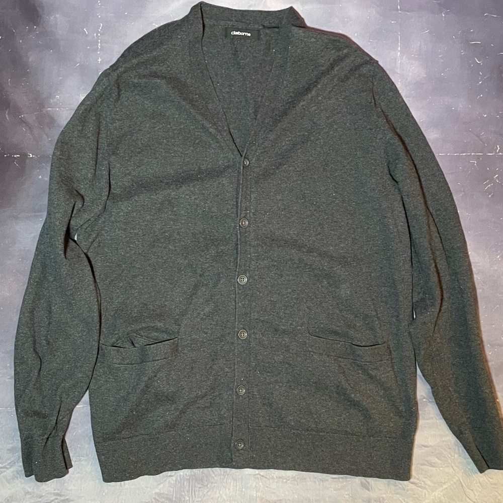 Claiborne Half Button Up Cardigan